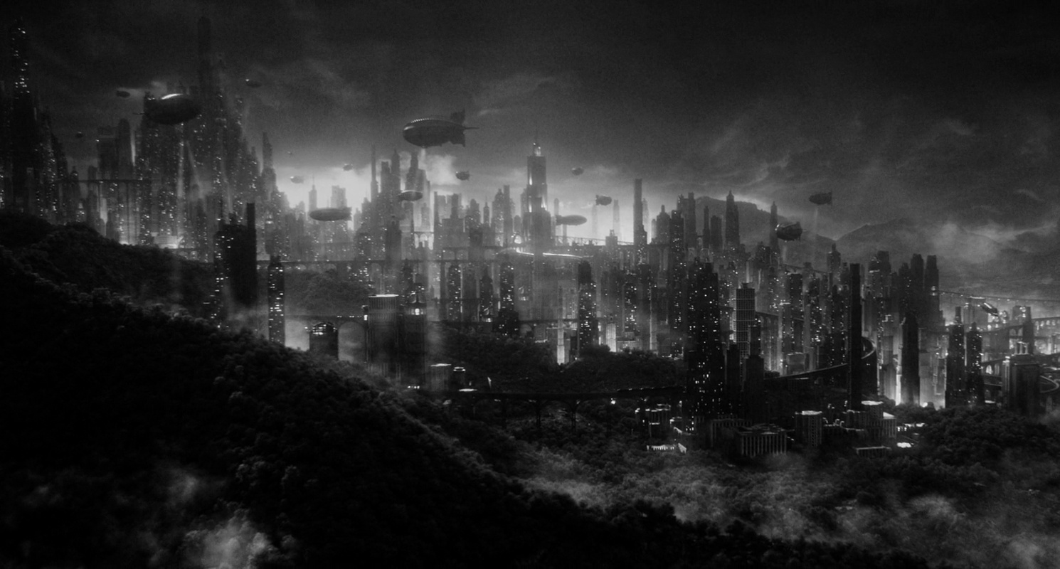 Still frame from Star Trek SNW 4x04 showing the city on Mat'Aar XII