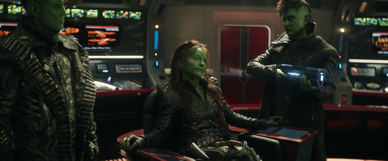 Still frame from Star Trek SNW 4x05 showing the Orions