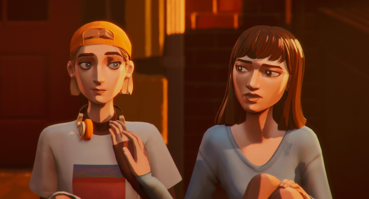 Screenshot of Mixtape (2026) showing Stacey and Cassandra