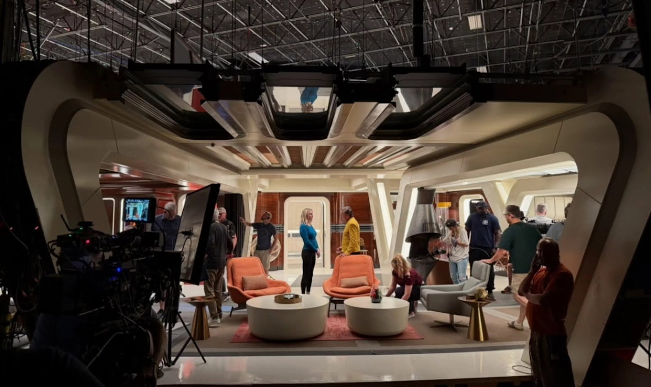 Behind-the-scenes photo from Star Trek SNW 4x07