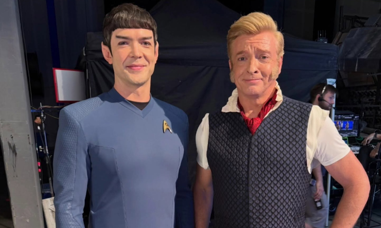 Behind-the-scenes photo from Star Trek SNW 4x07