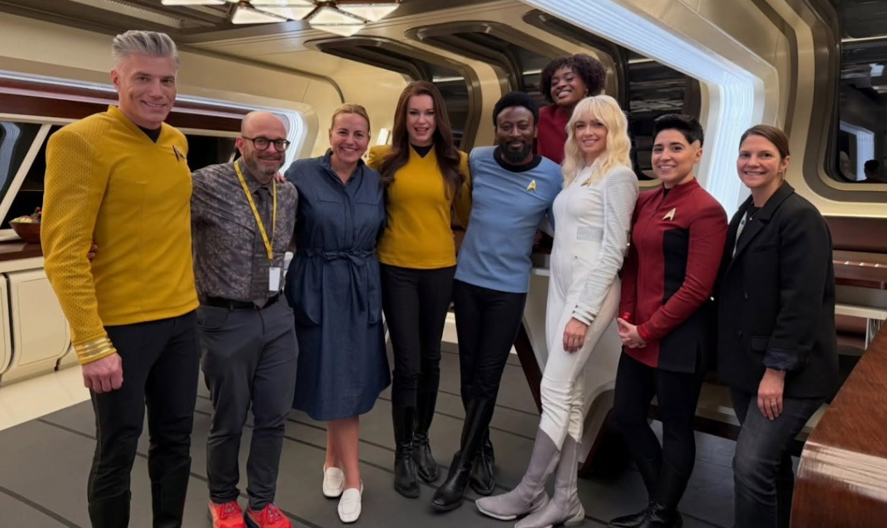 Behind-the-scenes photo from Star Trek SNW 4x07