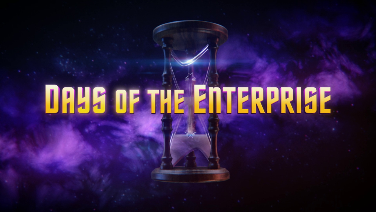 Still frame from Star Trek SNW 4x07 showing the fake title card