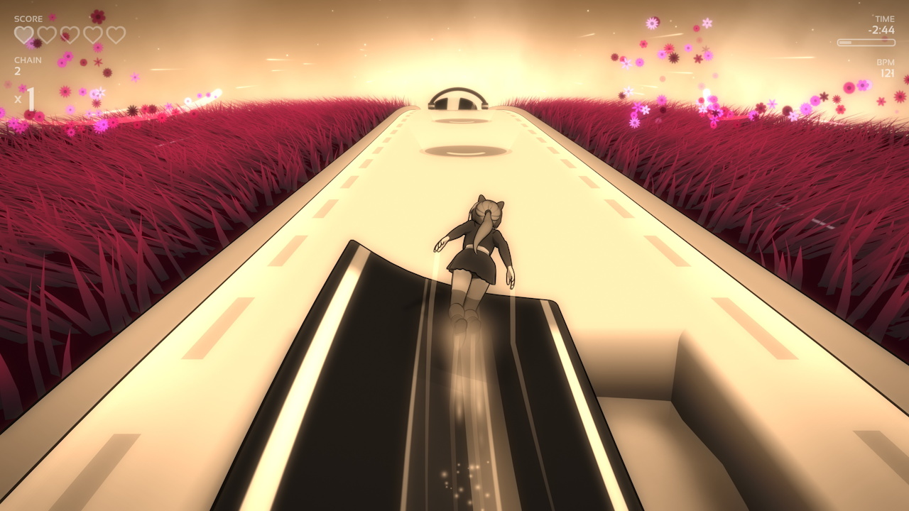 Screenshot of Melody's Escape 2 showing the sepia colour scheme