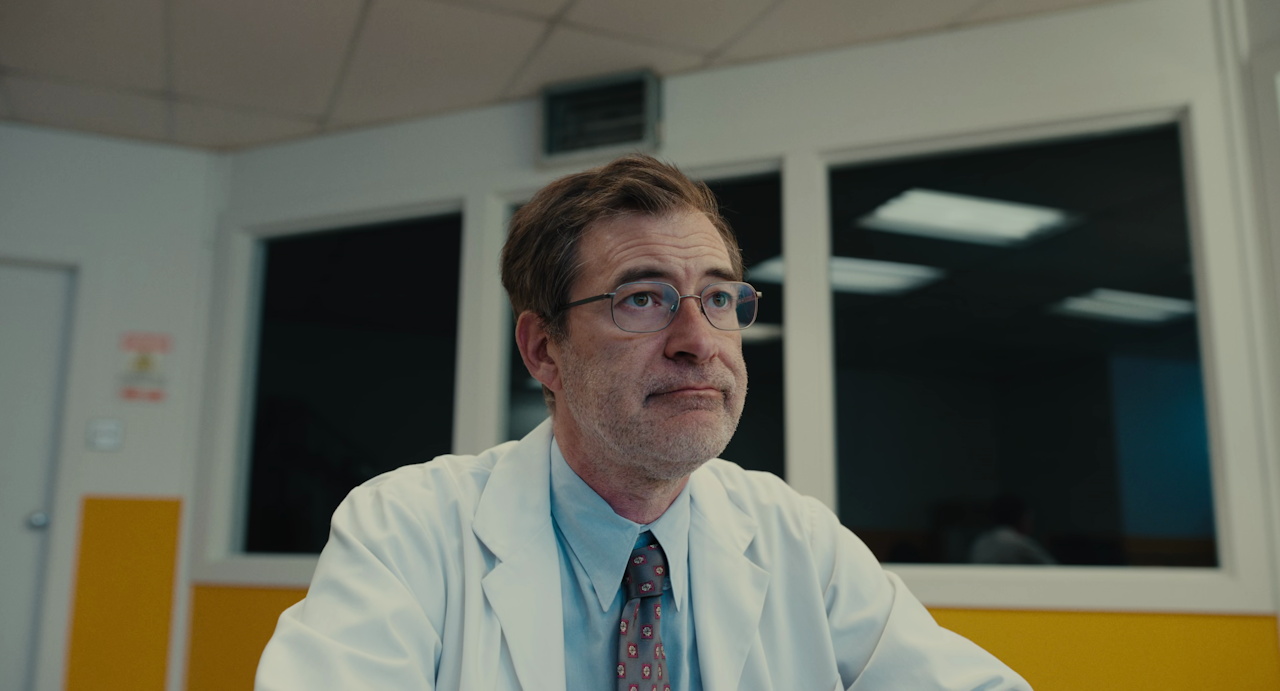 Still frame from Backrooms (2026) showing Phil