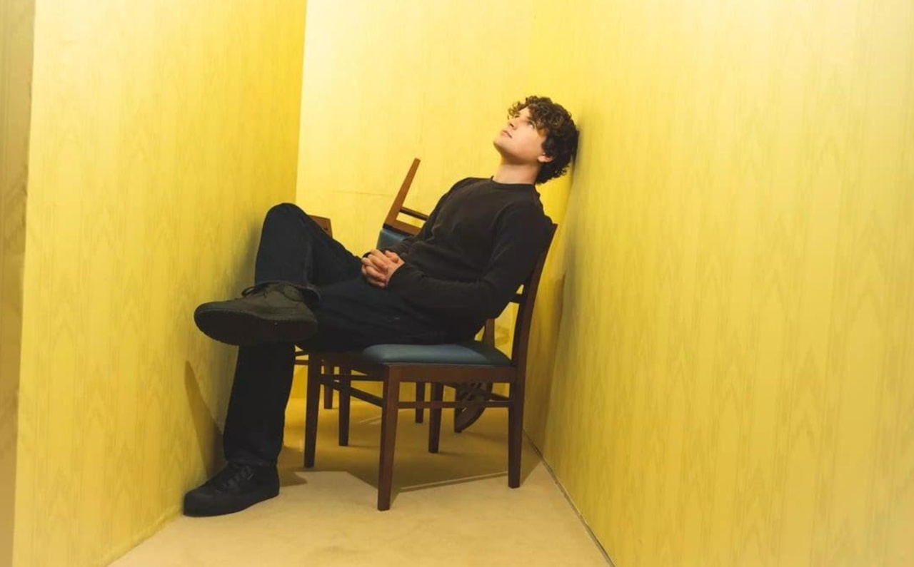 Promo photo for Backrooms (2026) showing director Kane Parsons