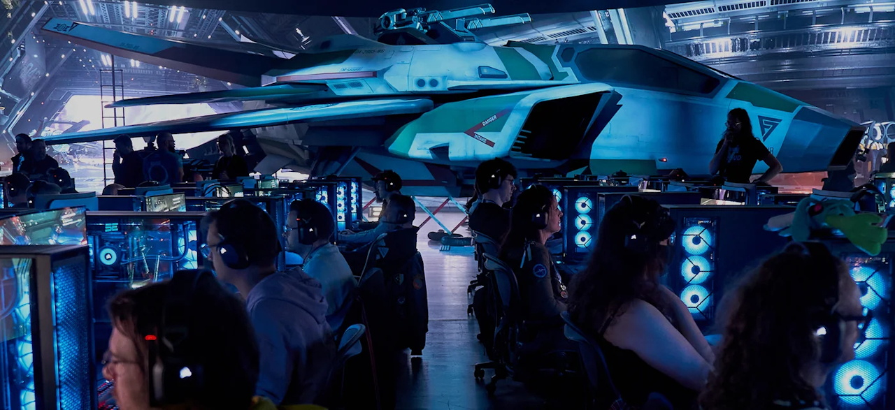 Promo image of developers/playtesters at RSI/CIG