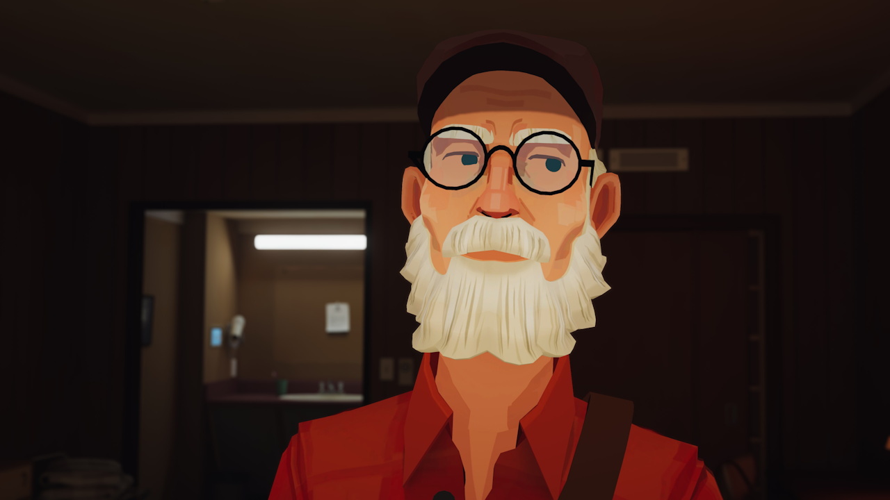 Screenshot from Forever Ago showing Alfred