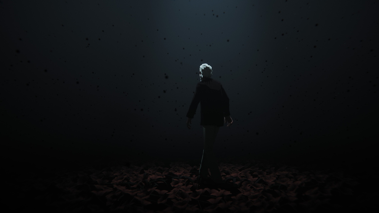 Screenshot from Forever Ago showing Alfred in the dream world
